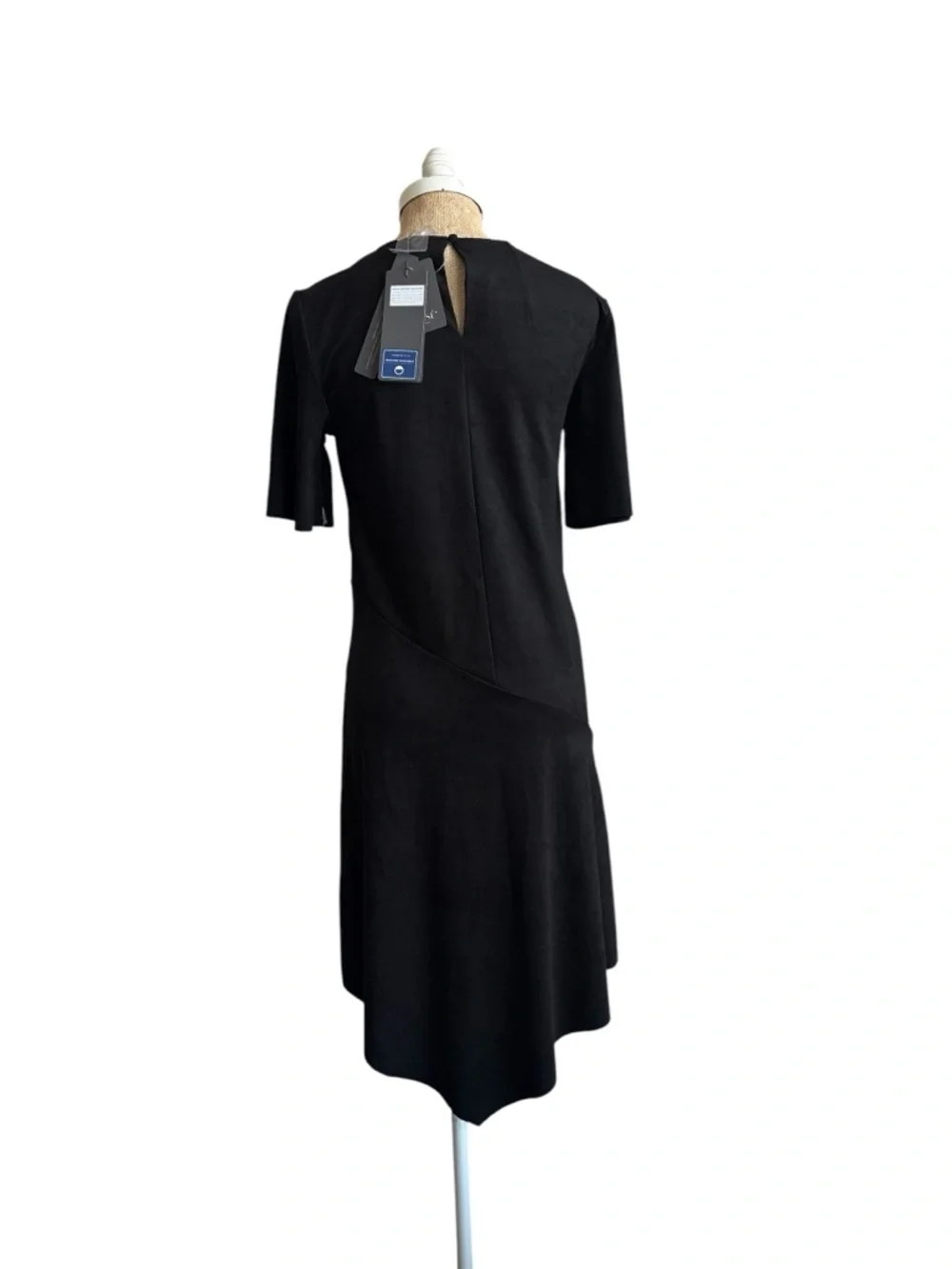 Lysse Sadie Asymmetric Dress - Black XS NWT